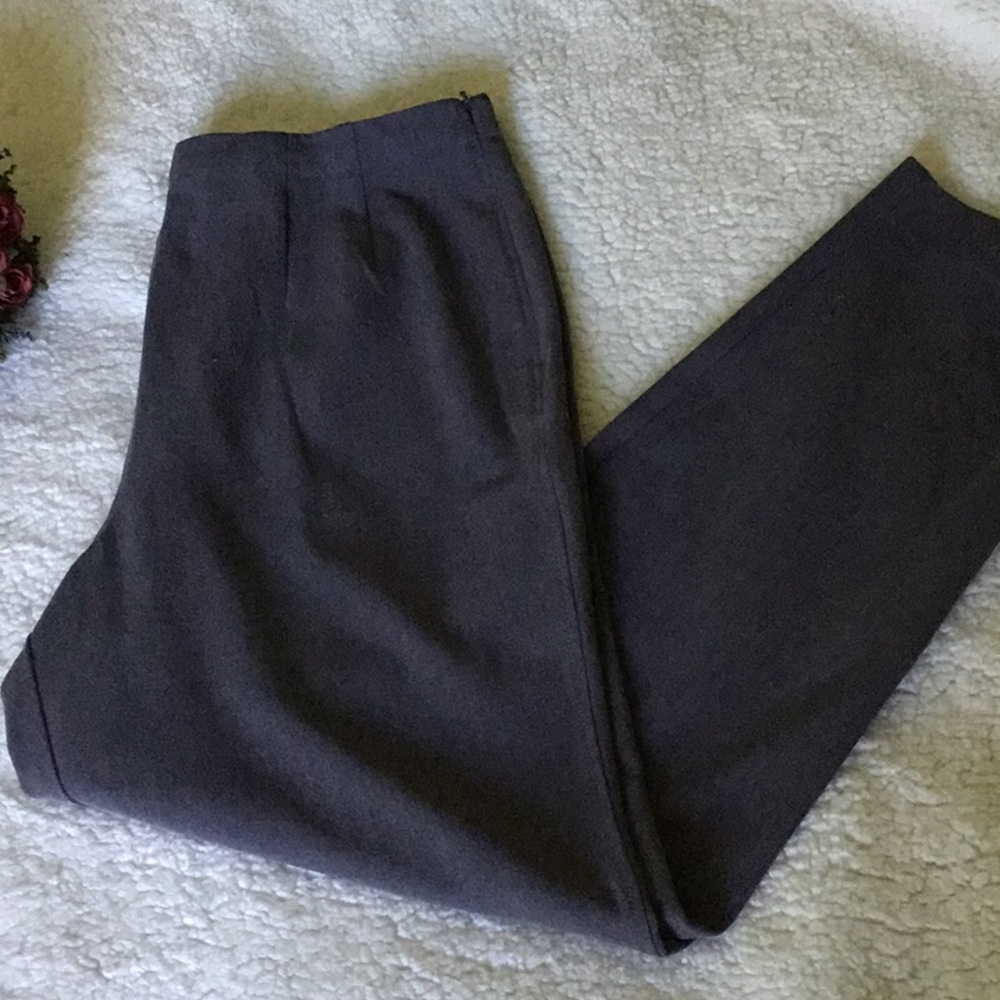 Charcoal gray dress slacks